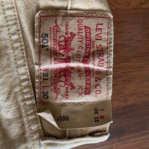 Vintage Levis 501 Jeans